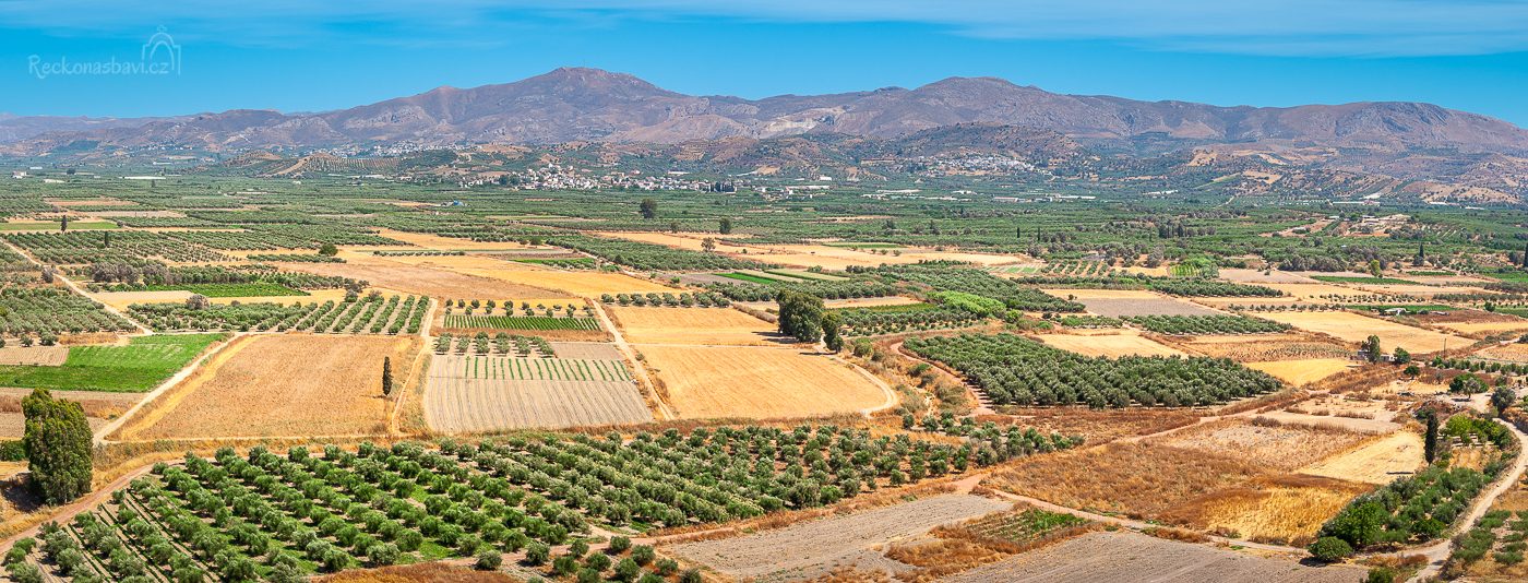 údolí Messara - olivový olej Kréta